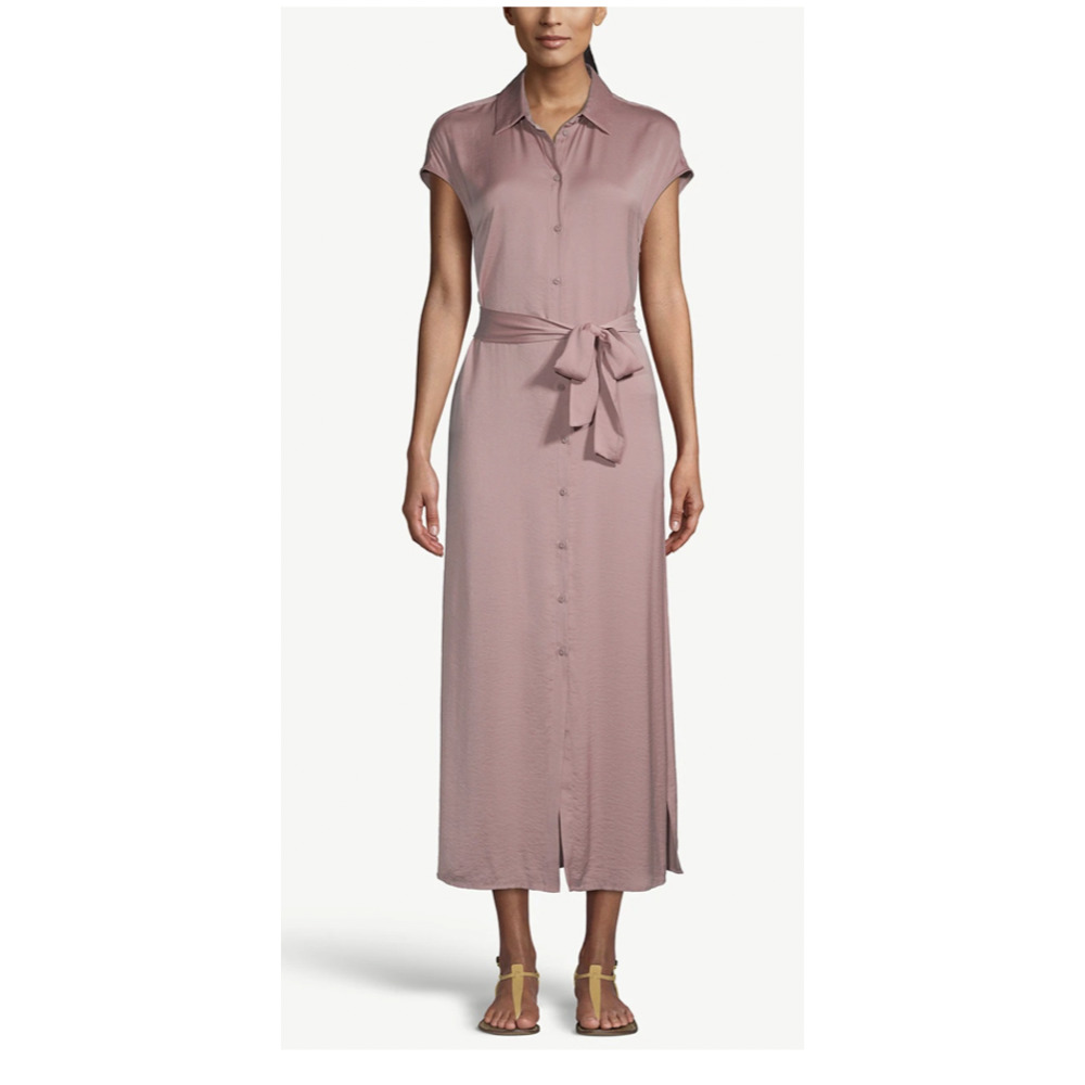 Chico's Violet Button-Front Shirt Dress - NWT